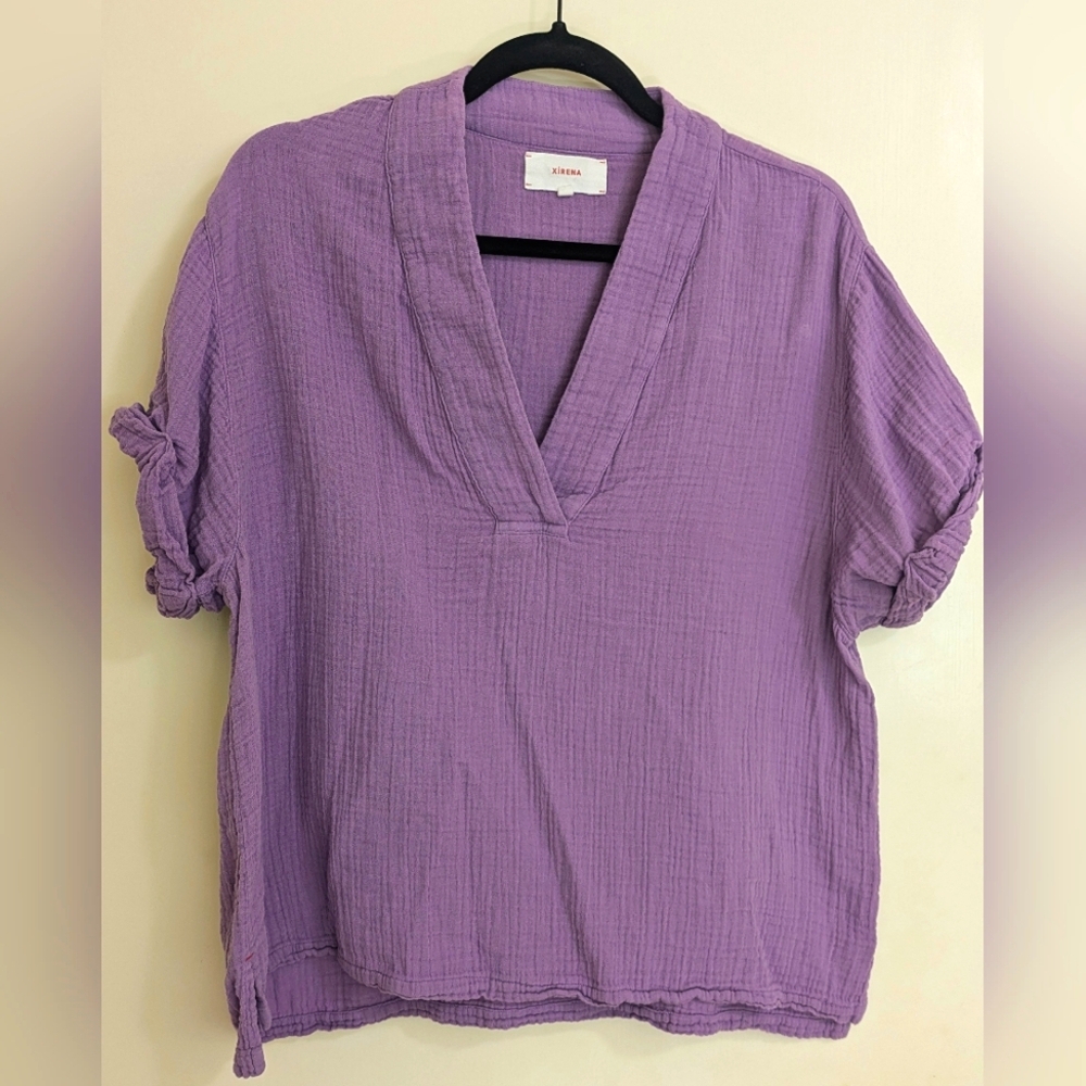 XiRENA Chelsea gauze top